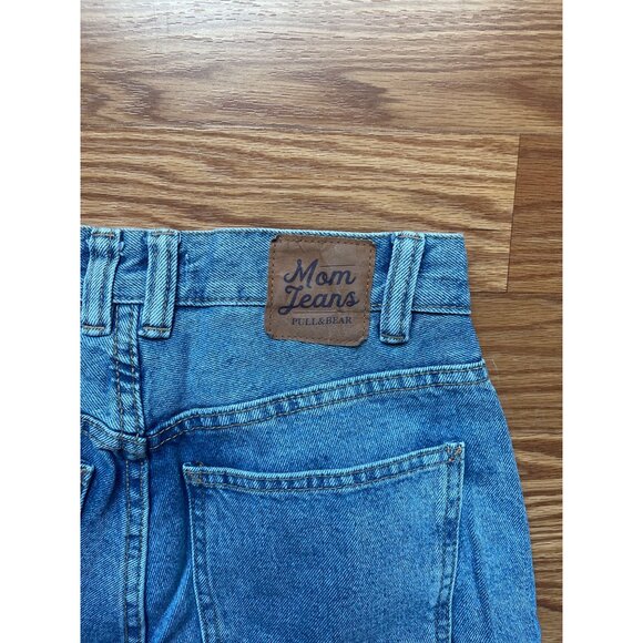 Pull & Bear Mom Jean High Rise Women's Jeans Size 0 100% Cotton - Picture 4 of 4